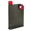 Black Red Flat Bottles